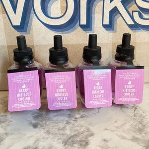 Four Bath & Body Works Berry Hibiscus Cooler Wallflower Refills